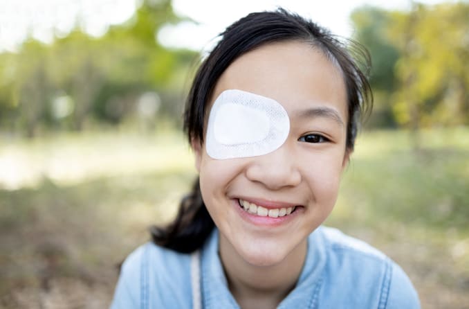 درمان تنبلی چشم
